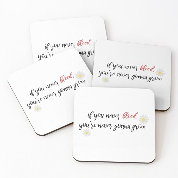 Item preview, if you never bleed, you're never gonna grow - the 1 designed and sold by Aaron Aguila.