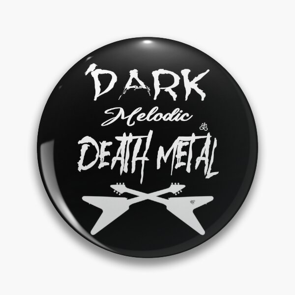 Item preview, White Dark Melodic Death Metal on Black designed and sold by aurielphoenix.