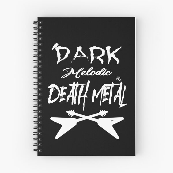 Item preview, White Dark Melodic Death Metal on Black designed and sold by aurielphoenix.