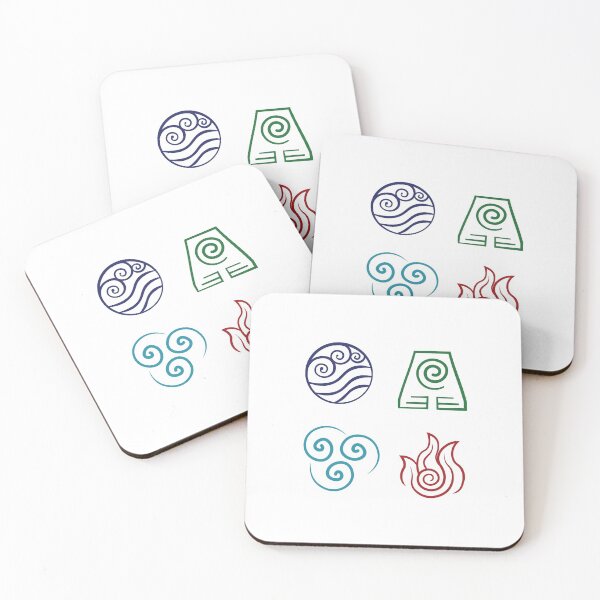 Item preview, The 4 Elements, Avatar the Last Airbender designed and sold by Gaalaxyz.