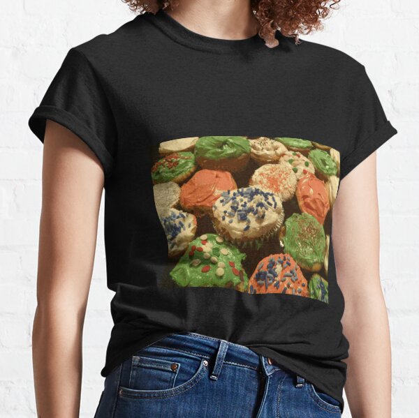 Christmas cupcakes with sprinkles Classic T-Shirt