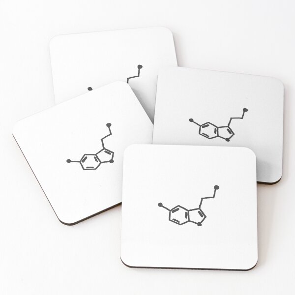 Item preview, serotonin molecule designed and sold by NeuroNotes.