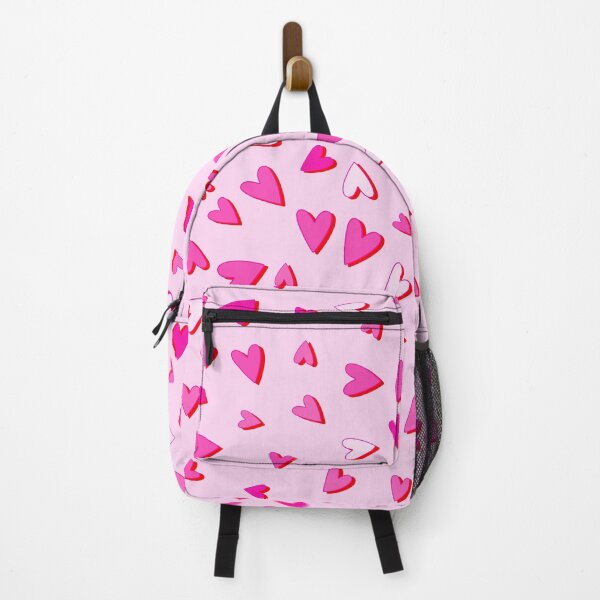 Item preview, Eighties All Pop Hearts Pink Monochrome designed and sold by Octavia Soldani.