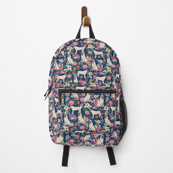 Item preview, english mastiff dog floral - vintage florals, floral pet, cute dog designed and sold by PetFriendly.