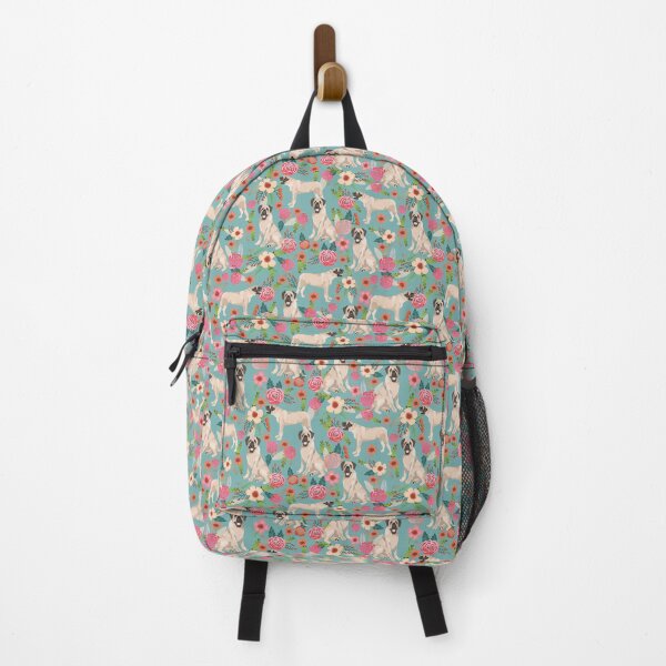 Item preview, english mastiff dog floral - vintage florals, floral pet, cute dog designed and sold by PetFriendly.