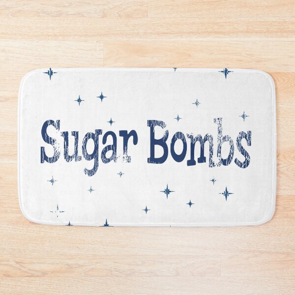 Item preview, Worn Sugar Bombs Logo (Blue) designed and sold by Mercatus.