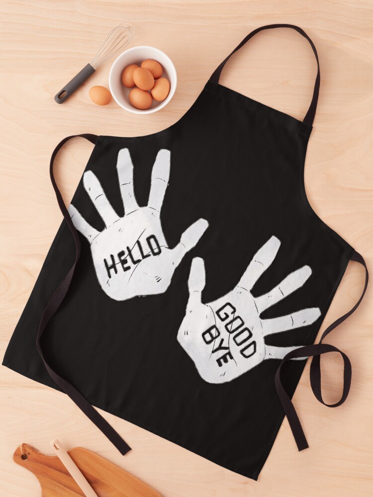 Klaus N 4 Tattoo Hello Goodbye Apron By Somegeekyguy Redbubble