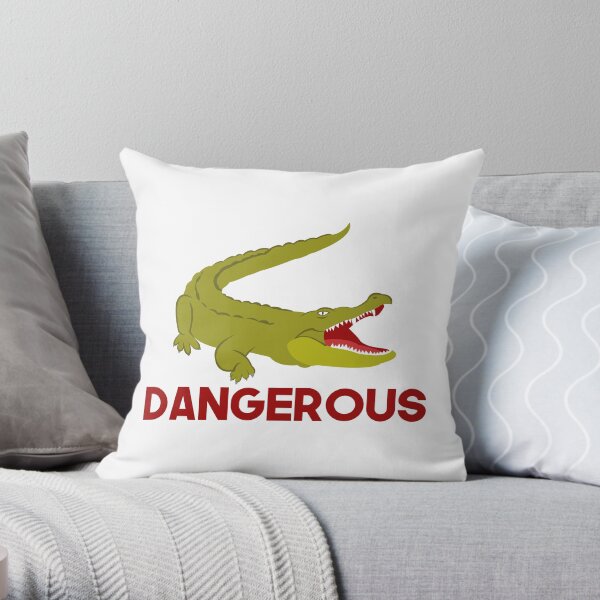 Cute Crocodile Lover Women Men Throw Pillow Crocodile Animal Head Cute Crocodile Lover Women Men Throw Pillow Crocodile Animal Head