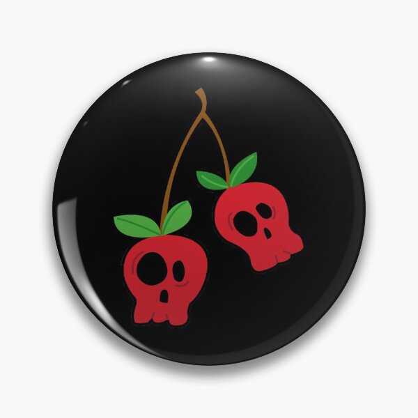 Item preview, Skull Cherry Striped designed and sold by Stacey Jean.