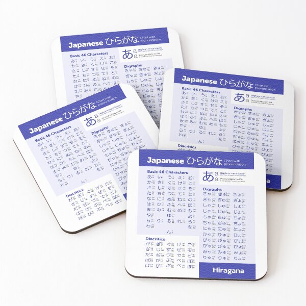 Item preview, Hiragana chart japanese language designed and sold by thehollowpoint.