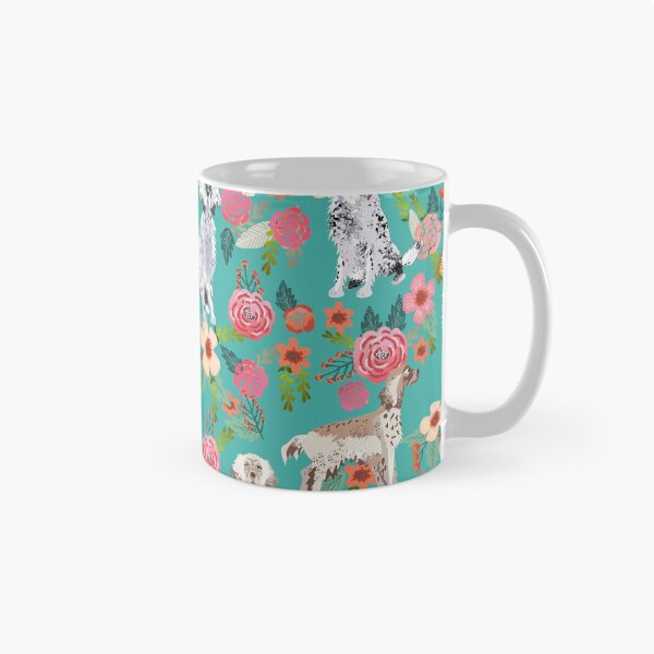 Item preview, english setter dogs floral pattern - vintage florals, doggo, cute setter designed and sold by PetFriendly.