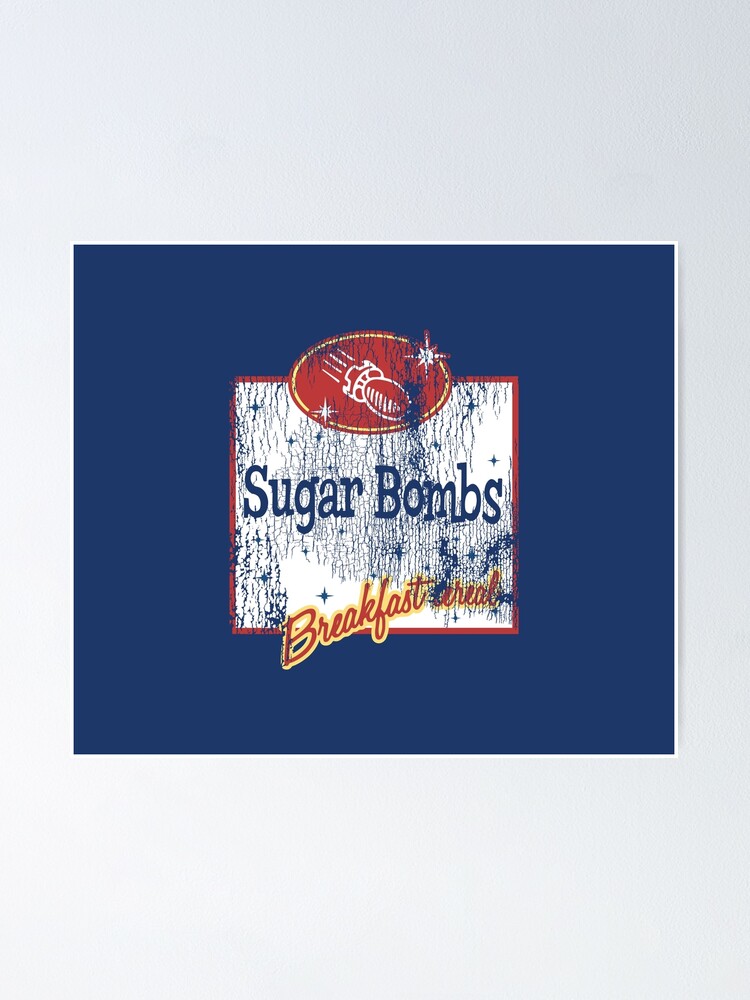 "Worn Sugar Bombs Logo (Full)" Poster By Mercatus | Redbubble