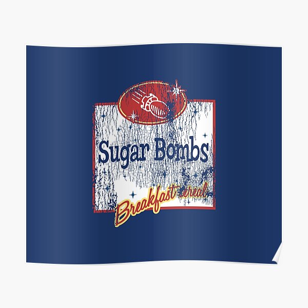 "Worn Sugar Bombs Logo (Full)" Poster By Mercatus | Redbubble