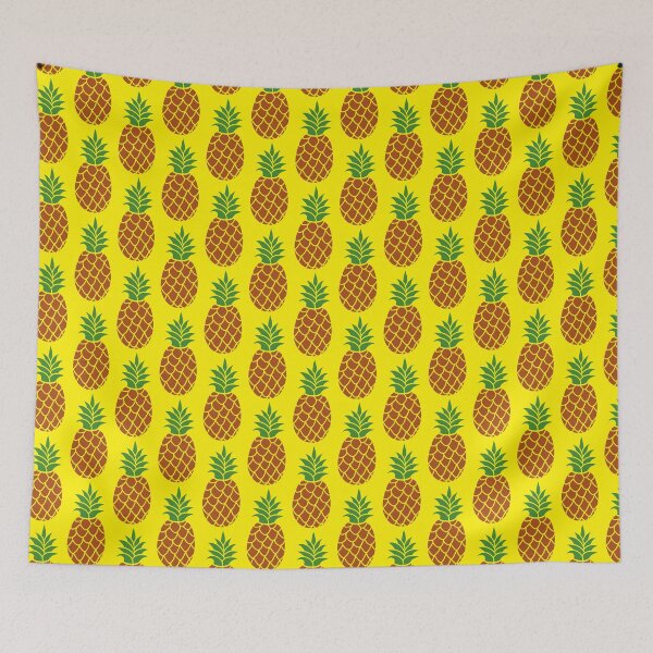 Item preview,  Pineapple Yellow Background Pattern designed and sold by cursotti.