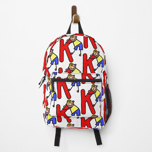 Item preview, Letter K for Boys alphabet Kids Colorful Cartoon Character designed and sold by funwithletters.