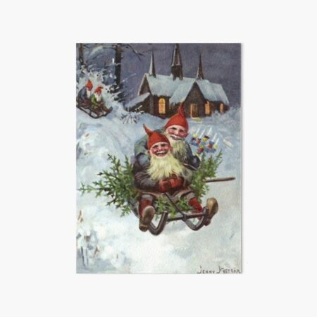 Item preview, “Gathering Pine Boughs” by Jenny Nystrom designed and sold by PatricianneK.