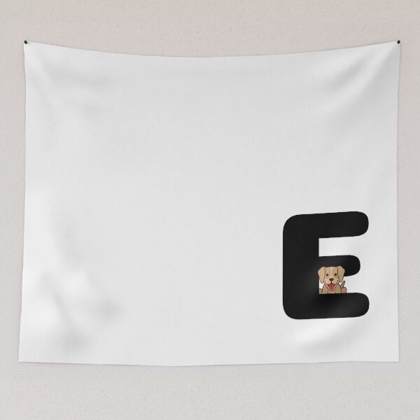 Item preview, Personalized Dog Initial E designed and sold by TheFamilyVan.