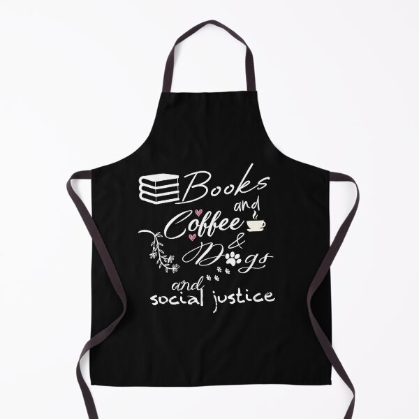 Item preview,  Dogs Books Coffee and Social Justice Dog Lover Gifts book lovers day for  designed and sold by AYMEDD.