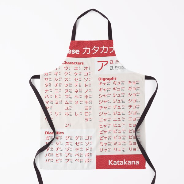 Item preview, Katakana chart japanese language designed and sold by thehollowpoint.