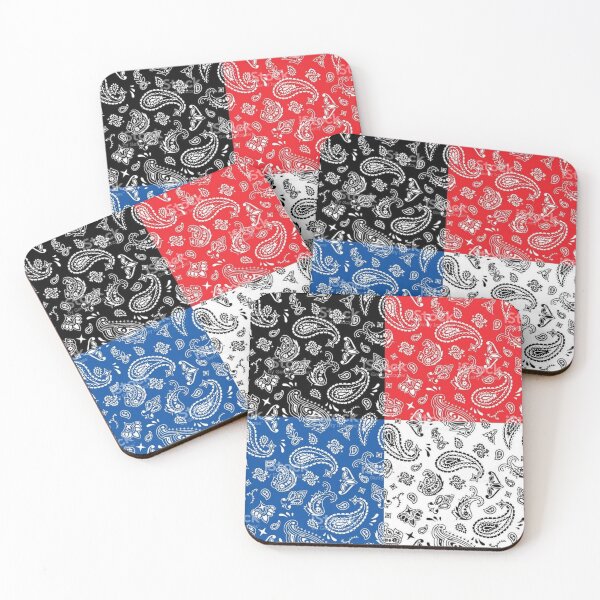 Item preview, Red white blue and black bandana  designed and sold by Albert Faldet.