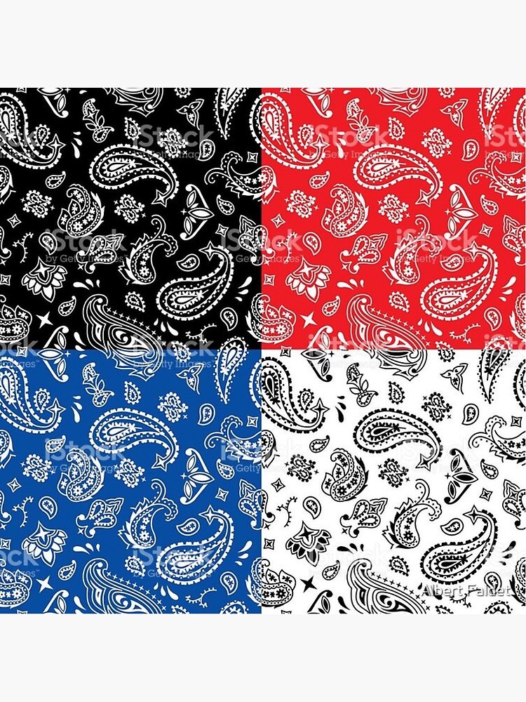 Avengers blue and red pattern bandana – Bacumba