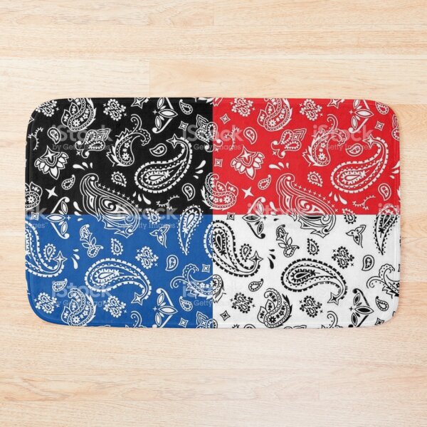Artikelvorschau, Rotes weißes blaues und schwarzes Bandana entworfen und verkauft von Albert Faldet.