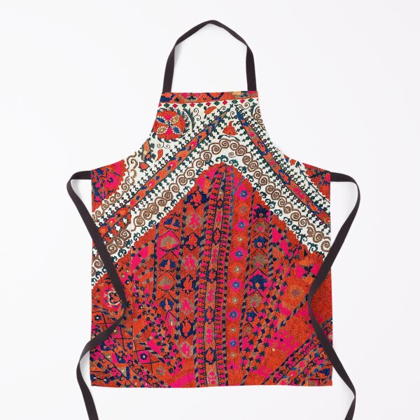 Item preview, Pink Wildflower Sunshine III // 18th Century Colorful Pinkish Red Blue Sapphire Metallic Happy Pattern designed and sold by vintagepatterns.
