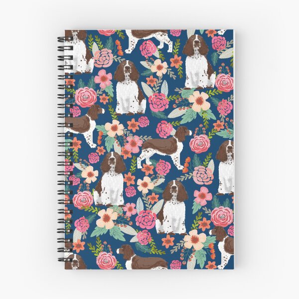 Item preview, english springer spaniel liver dog dogs floral pattern - vintage florals, doggo, springer spaniel designed and sold by PetFriendly.