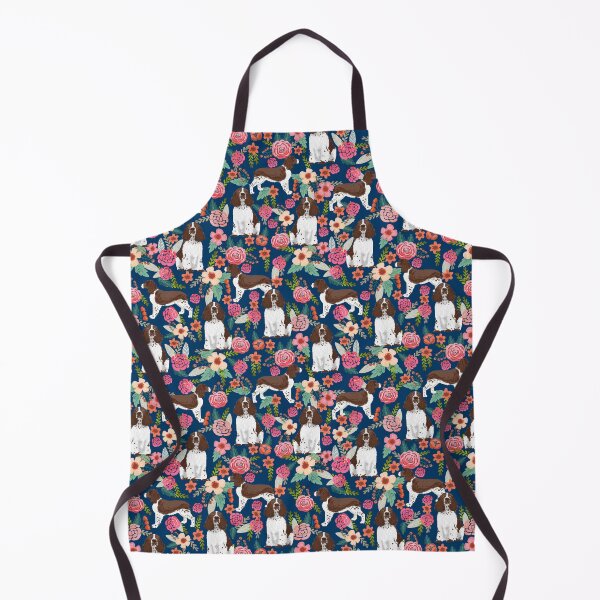 Item preview, english springer spaniel liver dog dogs floral pattern - vintage florals, doggo, springer spaniel designed and sold by PetFriendly.