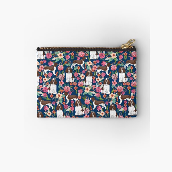 Item preview, english springer spaniel liver dog dogs floral pattern - vintage florals, doggo, springer spaniel designed and sold by PetFriendly.