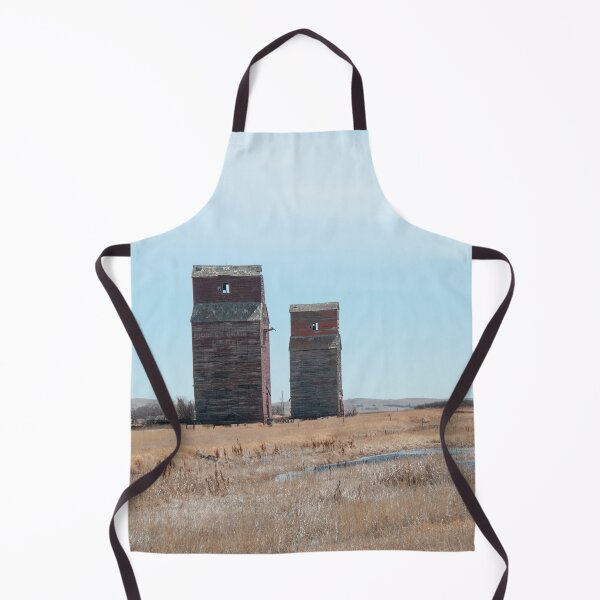 Item preview, brownish red country grain elevators on the prairies designed and sold by marvin barth.