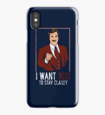 I want you to stay Classy iPhone Case