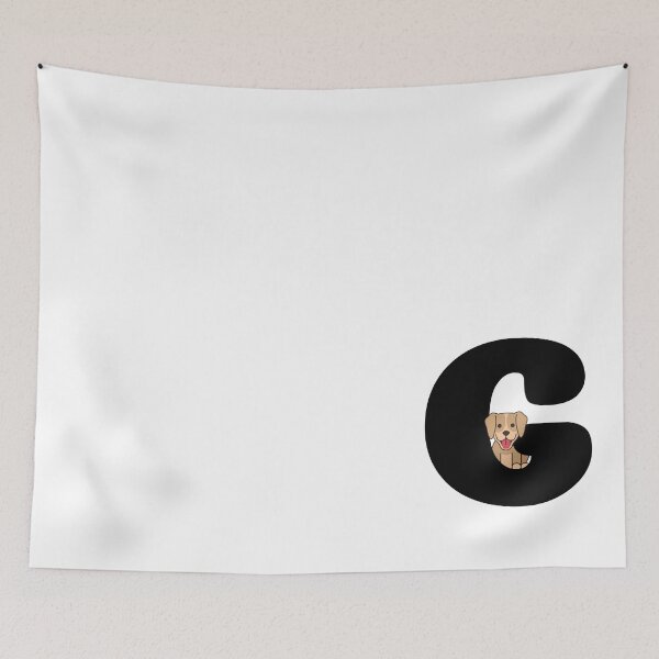 Item preview, Personalized Dog Initial G designed and sold by TheFamilyVan.