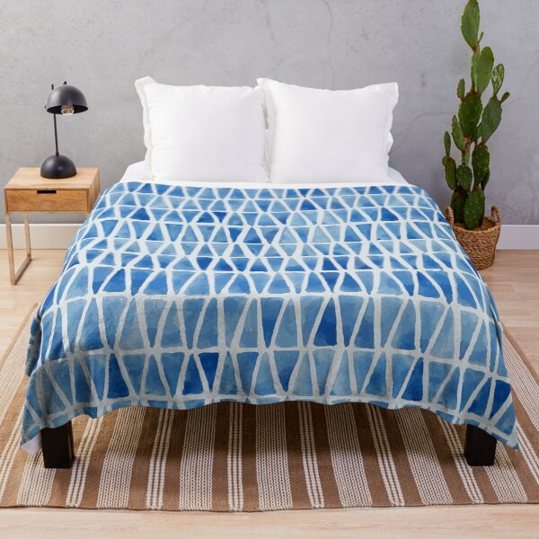 Item preview, Triangle Mosaic - Blue designed and sold by Esprit-Mystique.