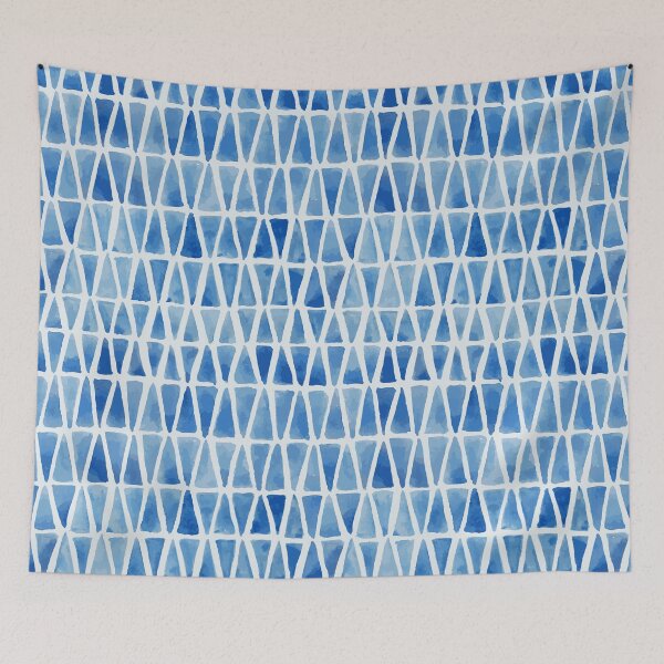 Item preview, Triangle Mosaic - Blue  designed and sold by Esprit-Mystique.