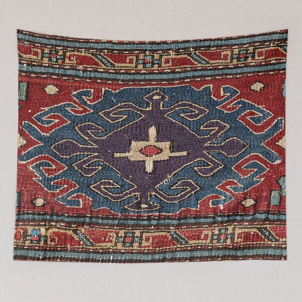 Item preview, Purple Star Fire // 19th Century Colorful Ornate Accent Pattern designed and sold by vintagepatterns.