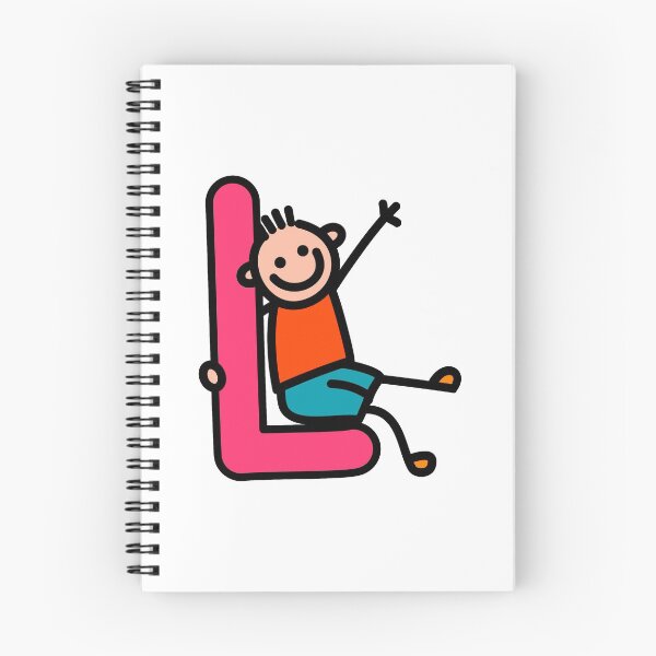 Item preview, Letter L for Boys alphabet Kids Colorful Cartoon Character designed and sold by funwithletters.