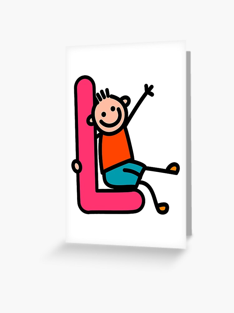 Letter L for Boys alphabet Kids Colorful Cartoon Character Letter L for Boys alphabet Kids Colorful Cartoon Character