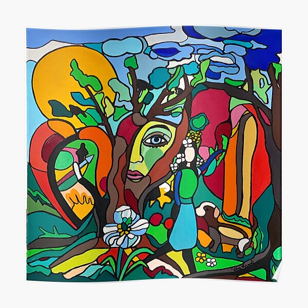 Floras Garden Poster