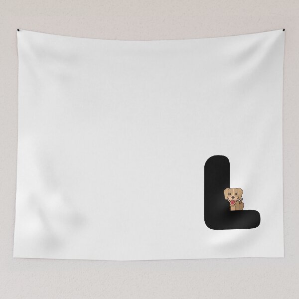 Item preview, Personalized Dog Initial L designed and sold by TheFamilyVan.