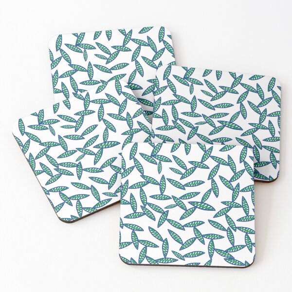 Aperçu de l'œuvre Abstract Leaves Pattern Print créée et vendue par MCMXCV-PROJECT.