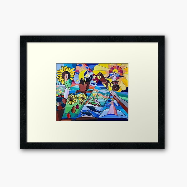 Sunflower Gerahmter Kunstdruck