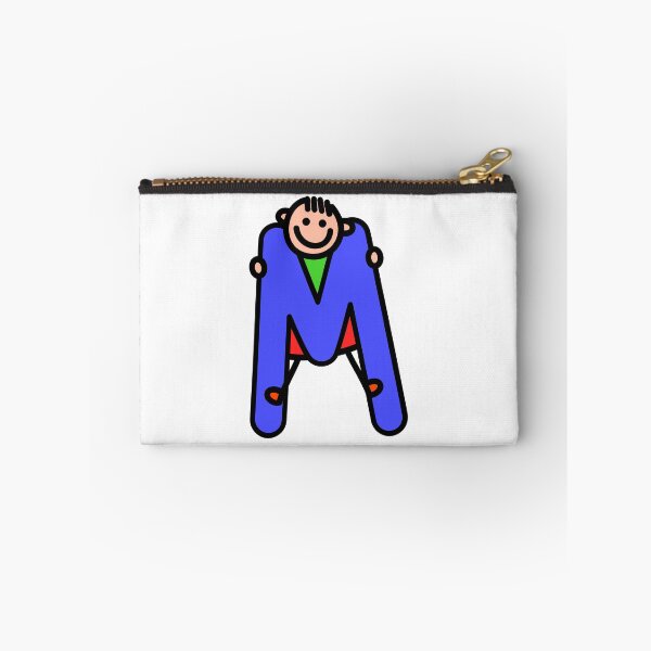 Item preview, Letter M for Boys alphabet Kids Colorful Cartoon Character designed and sold by funwithletters.