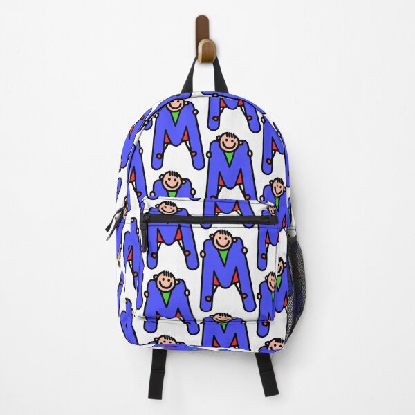 Item preview, Letter M for Boys alphabet Kids Colorful Cartoon Character designed and sold by funwithletters.