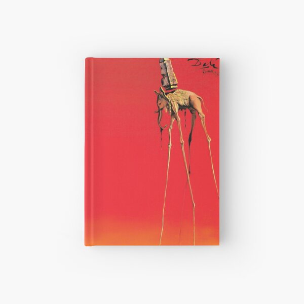 Salvador Dali The Elephants (Les Éléphants) 1948 Artwork for Wall Art, Prints, Posters, Tshirts, Men, Women, Kids Hardcover Journal