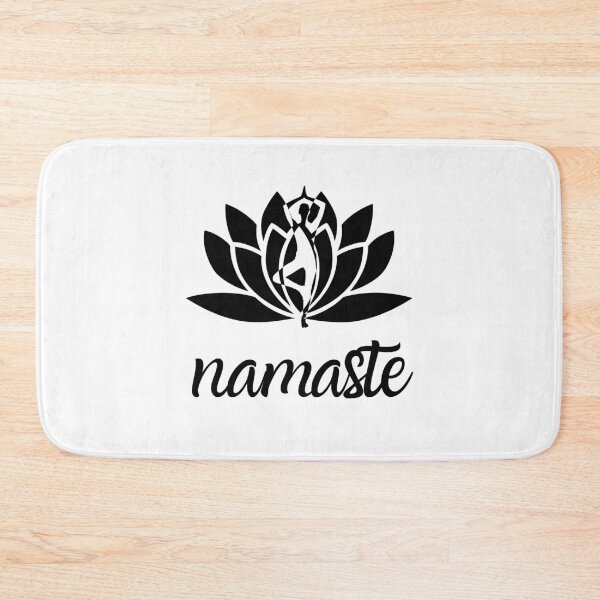 Artikelvorschau, Namaste Lotusblume Yoga Meditation entworfen und verkauft von joozybart.