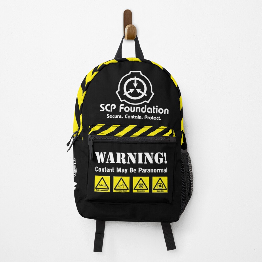 SCP-Special Containment Spikes Mochila para Meninas e Mulheres