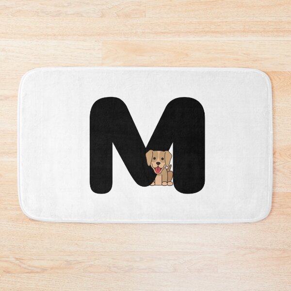 Item preview, Personalized Dog Initial M designed and sold by TheFamilyVan.