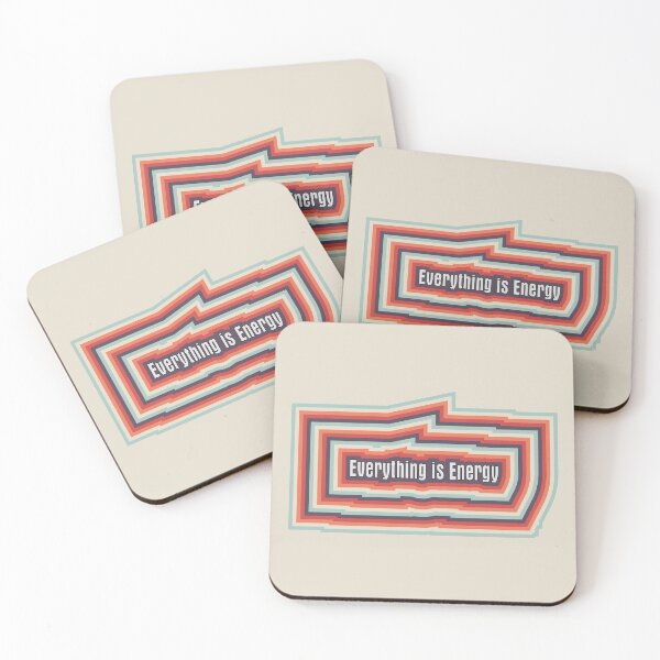 Item preview, Everything Is Energy -Albescent White designed and sold by BumbleChynxBee.