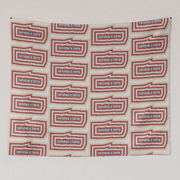 Item preview, Everything Is Energy -Albescent White designed and sold by BumbleChynxBee.